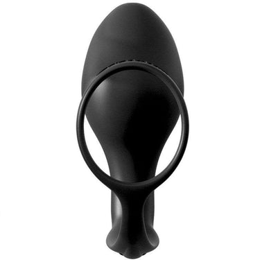 Plug anale in silicone ultra morbido con anello prolungante e stimolatore prostata